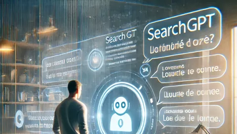 Image générée par ChatGPT, illustrant Search GPT.