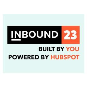 Logo de l'inbound 2023, organisé par Hubspot.